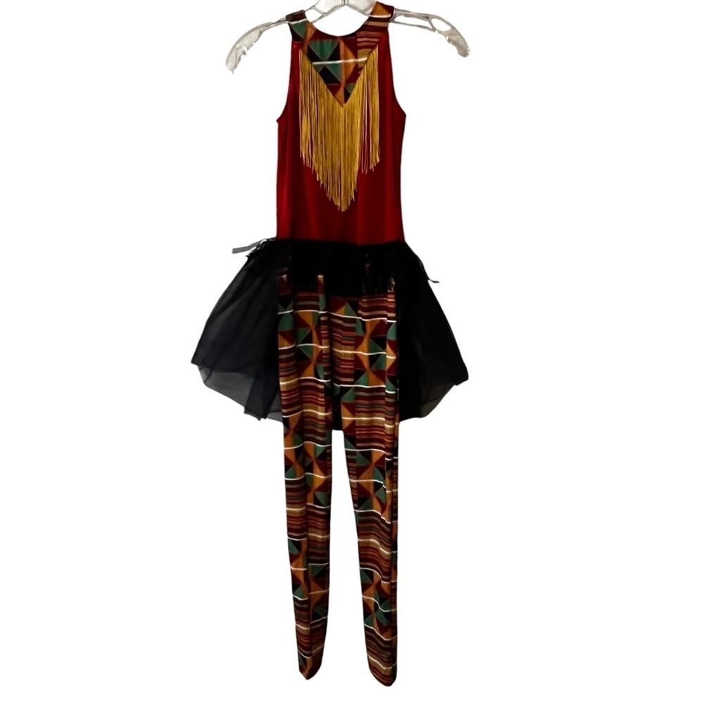Revolution Dance Wear Jubilation Dance Costume Extra Large Child Safari